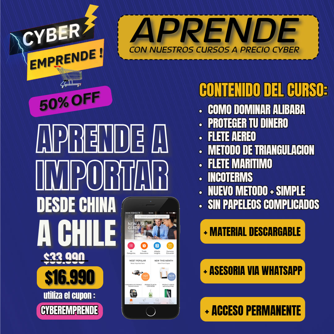 Curso Aprende a Importar desde China a Chile