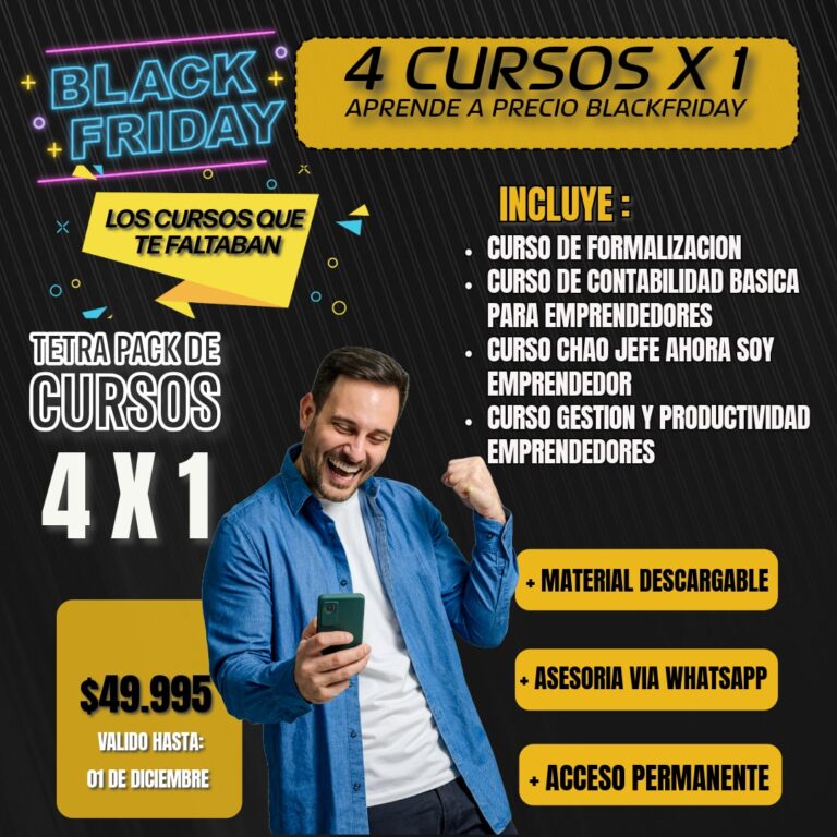 Tetra Pack de Cursos para Emprendedores