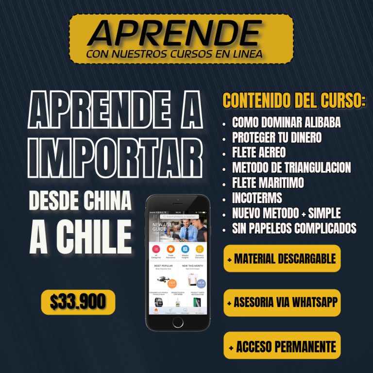 Curso Aprende a Importar desde China a Chile