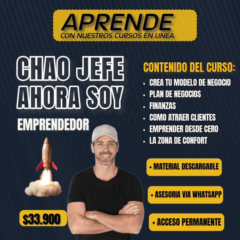 Curso Chao Jefe Ahora soy Emprendedor