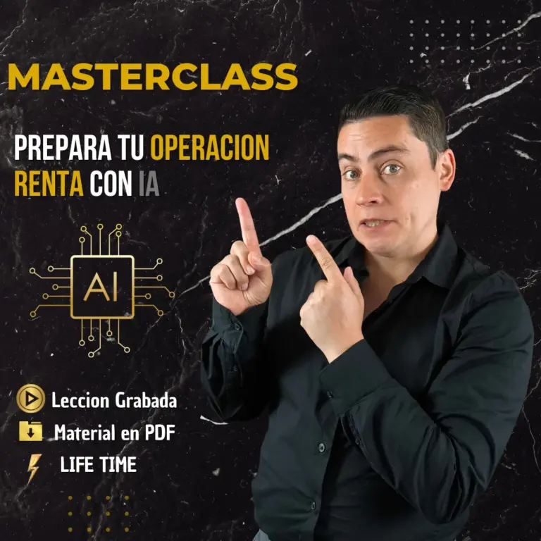 MasterClass Prepara tu Operacion Renta con IA