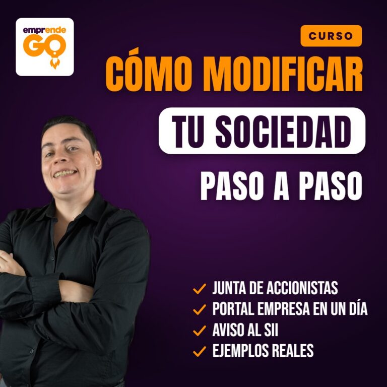 Curso Cómo Modificar tu Sociedad Paso a Paso