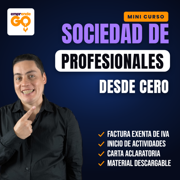 Mini Curso Sociedad de Profesionales desde Cero